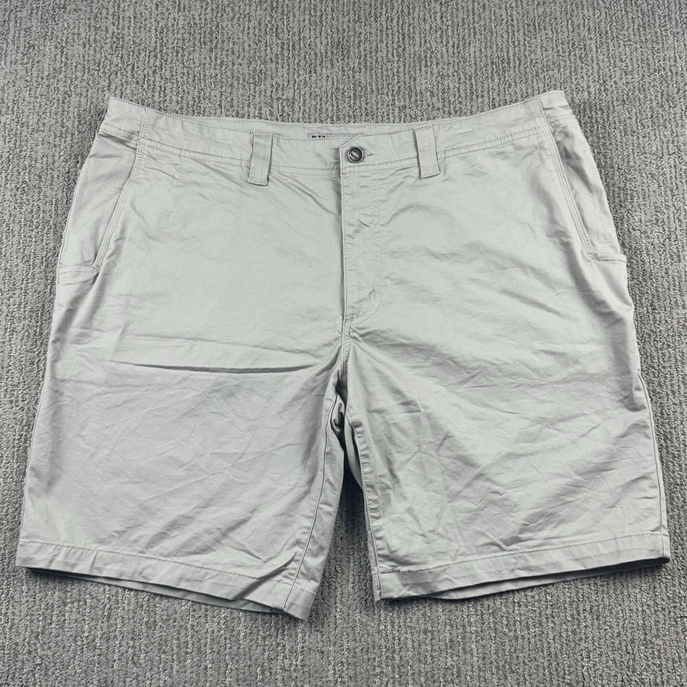 5.11 Tactical Mens 40 Chino Shorts Flat Front Cotton Stretch Khaki